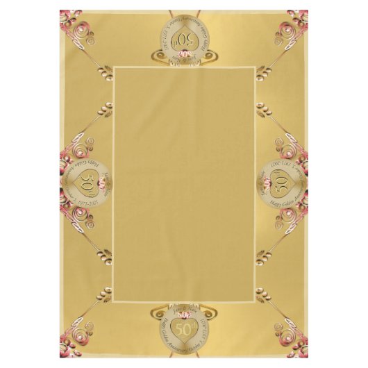 50. Hochzeitstag Tischdecke (Vorderseite)