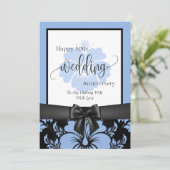 50. Hochzeitstag - traditionelles Foto i Einladung (Stehend Vorderseite)