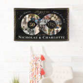 50. Hochzeitstag Unendlichkeit Foto Collage Banner (Insitu)