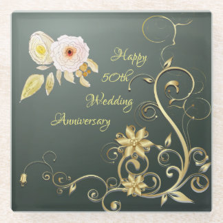 50. Hochzeitstag Untersetzer