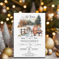 50. Hochzeitstag Winterlandschaft Romantik