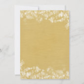 50. Hochzeitstag - Wir machen noch Imitate Gold Einladung (Rückseite)