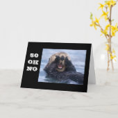 **50.** HUMOROUS BIRTHDAY CARD KARTE (Gelbe Blume)