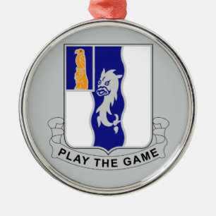 50. Infanterie-Regiment - Spiel The Game Silbernes Ornament