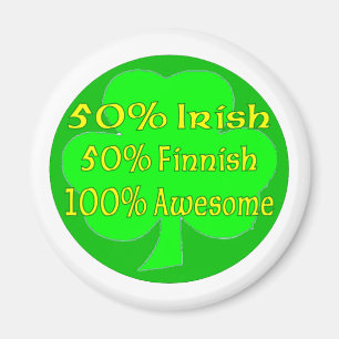 50% Iren 50% finnisches 100% fantastisch Magnet