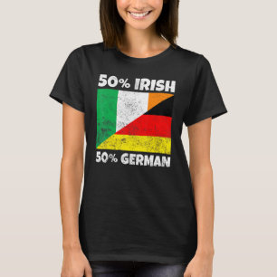 50 irisch 50 deutsch-irisch T-Shirt