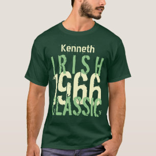 50. Irisches klassisches Grün v5 des T-Shirt