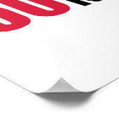 50 ist der neue 30 Geburtstag Poster (Ecke)