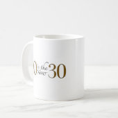 50 ist die neuen 30 kaffeetasse (Vorderseite Links)