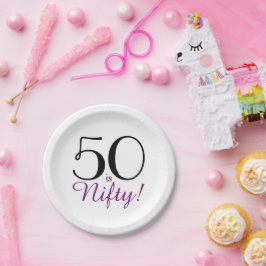 50 ist Nifty! 50. Geburtstagsparty Pappteller