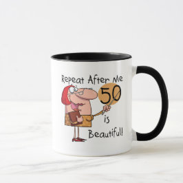 50 ist schöne T-Shirts und Geschenke Tasse
