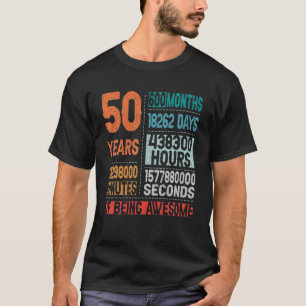50 Jahre 600 Monate Phantastisch 50. Geburtstag T-Shirt