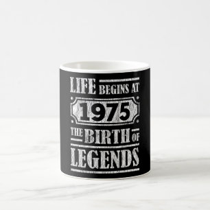 50 Jahre alt 1975 Geburt der Legende 50. Geburtsta Kaffeetasse