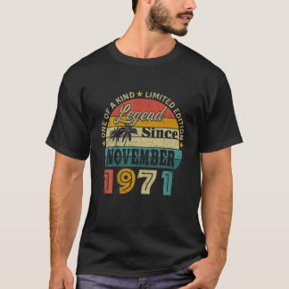 50 Jahre alt 50. Geburtstag 1971 Vater Vintag T-Shirt