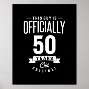 50 Jahre alt - 50. Geburtstag Funny Gift Poster
