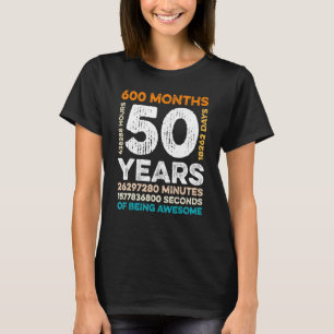 50 Jahre alt 600 Monate Phantastisch 50. Geburtsta T-Shirt