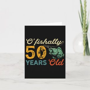 50 Jahre alt Angelgeschenk 50. Geburtstag Cool 50 Karte