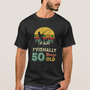 50 Jahre alt Angelgeschenk 50. Geburtstag Cool 50 T-Shirt