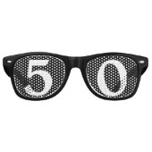 50 Jahre alt Geburtstag Sonnenbrille (Vorderseite)
