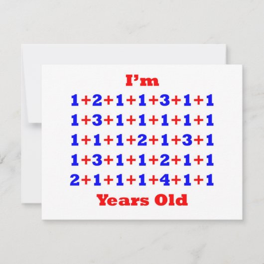 50 Jahre alt! Karte (Vorderseite)