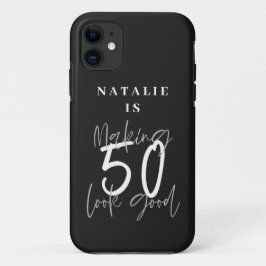 50 Jahre alt personalisiert aussehen Case-Mate iPhone Hülle