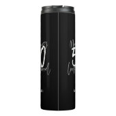 50 Jahre alt personalisiert aussehen Thermosbecher (Rückseite)