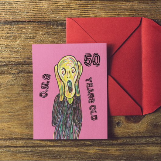 50 Jahre alt Postkarte