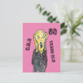 50 Jahre alt Postkarte (Stehend Vorderseite)