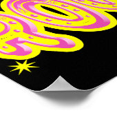 50 Jahre alt Rock! (Rosa) Plakatdruck Poster (Ecke)