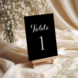 50 Jahre alt Tischnummer