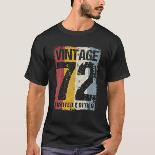 50 Jahre alt Vintag 1972 50. Geburtstagsdekoration T-Shirt