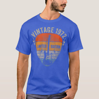 50 Jahre alt Vintag 1972 Limited Edition 50. Bir T-Shirt