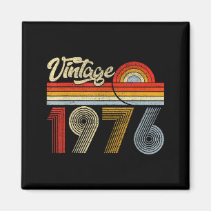 50 Jahre alt Vintage Hergestellt in 1976 50. Gebur Magnet