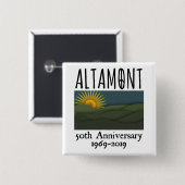 50 Jahre Altamont Speedway Free Konzert 1969 Button (Vorne & Hinten)