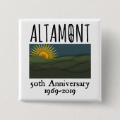 50 Jahre Altamont Speedway Free Konzert 1969 Button (Vorderseite)