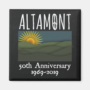 50 Jahre Altamont Speedway Free Konzert 1969 Magnet