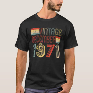 50 Jahre alte Dekoration 50. Geburtstag Vintage De T-Shirt