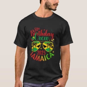 50. Jahre alte Geburtstagsfeier Crew Jamaica Reise T-Shirt