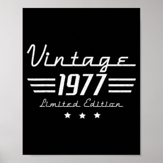 50 Jahre alte Geschenke Männer Vintage Clic Auto 1 Poster