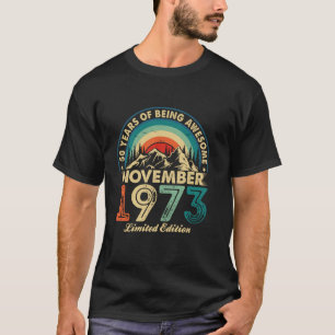 50 Jahre alte Geschenke Phantastisch seit November T-Shirt