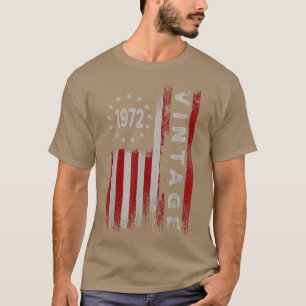 50 Jahre alte Geschenke Vintag 1972 amerikanische  T-Shirt
