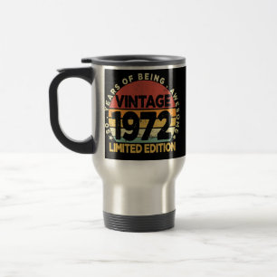50 Jahre alte Geschenke Vintag 1972 Limited Editio Reisebecher