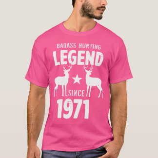 50 Jahre alte Männer Frauen 1971 Jagdgeschenke für T-Shirt