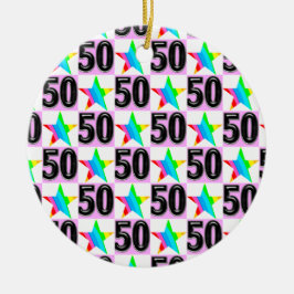 50 JAHRE ALTE SUPER STAR KERAMIK ORNAMENT