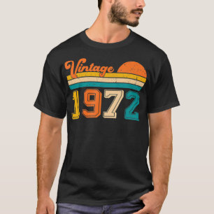 50 Jahre alte Vintage 1972 limitierte Auflage 50. T-Shirt