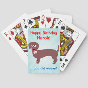 50 Jahre alter Weiner Custom Spielkarten