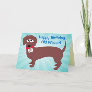 50 Jahre alter Weiner Karte