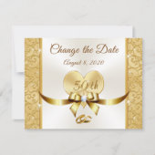 50 Jahre anpassen Ändern Sie die Datumskarten Einladung (Vorderseite)