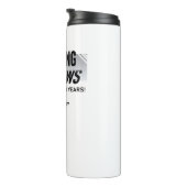 50 Jahre Arbeit Jahrestag Breaking News Mitarbeite Thermosbecher (Nach rechts gedreht)