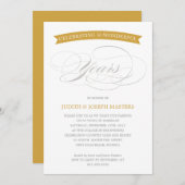 50 JAHRE BANNER| 50. JAHRESEINLAGE EINLADUNG (Vorne/Hinten)